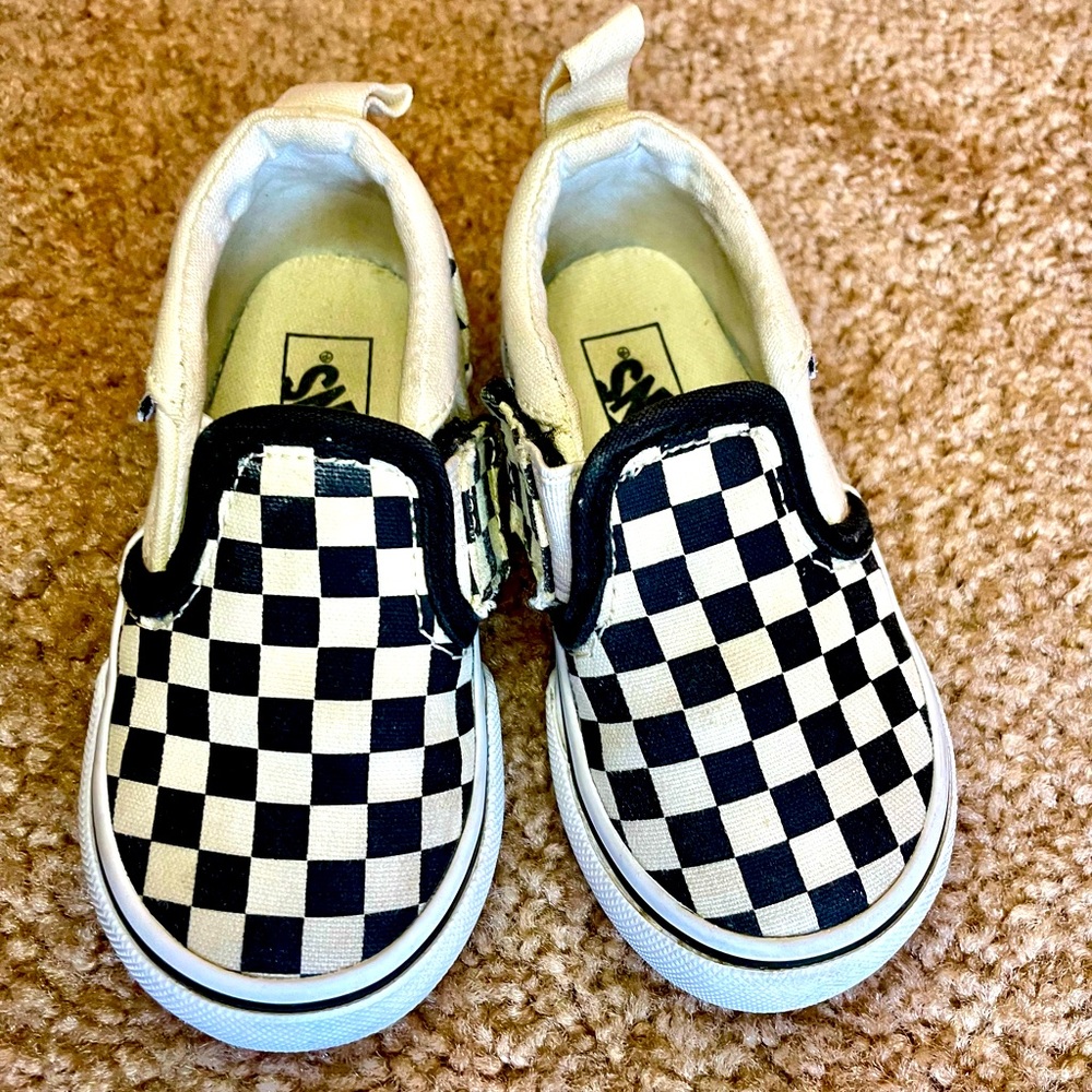 Vans Slip-on Checkered Black/White 5c